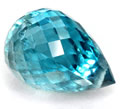 Blaues Zirkon-Briolette bei GemSelect