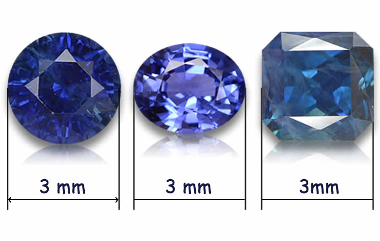 Shop Loose 3mm Sapphire Gemstones – Calibrated, Blue, Pink, Yellow, Green, Wholesale 3mm Sapphire
