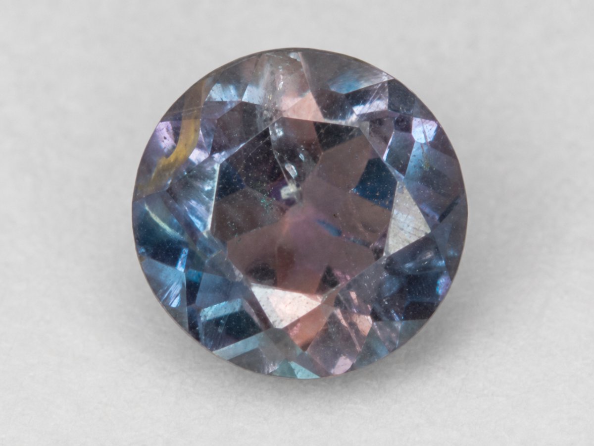 Close-up view of natural Alexandrite gemstones