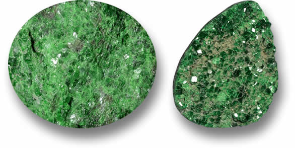 Loose Uvarovite Garnet Drusy for sale