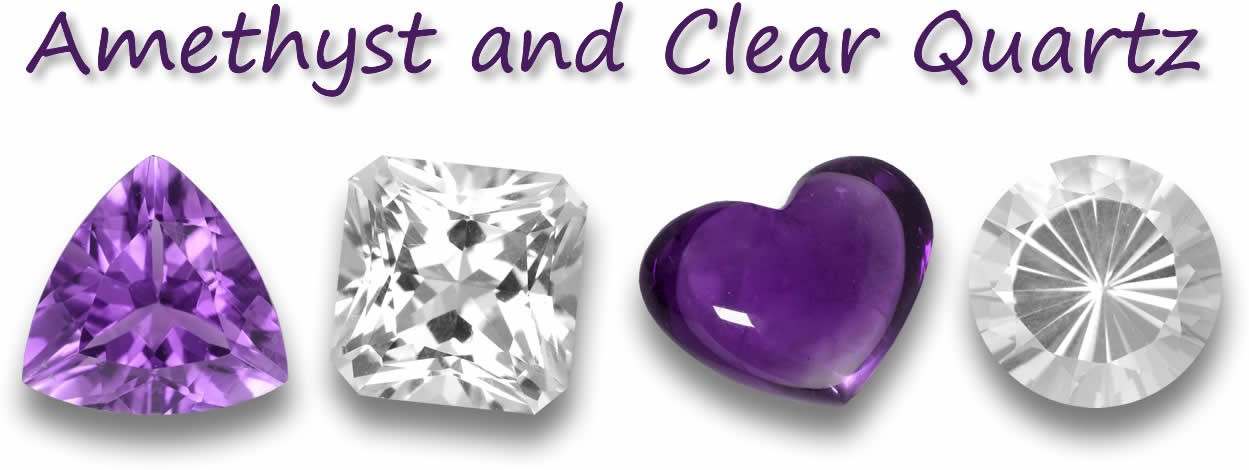 Amethyst and Clear Quartz