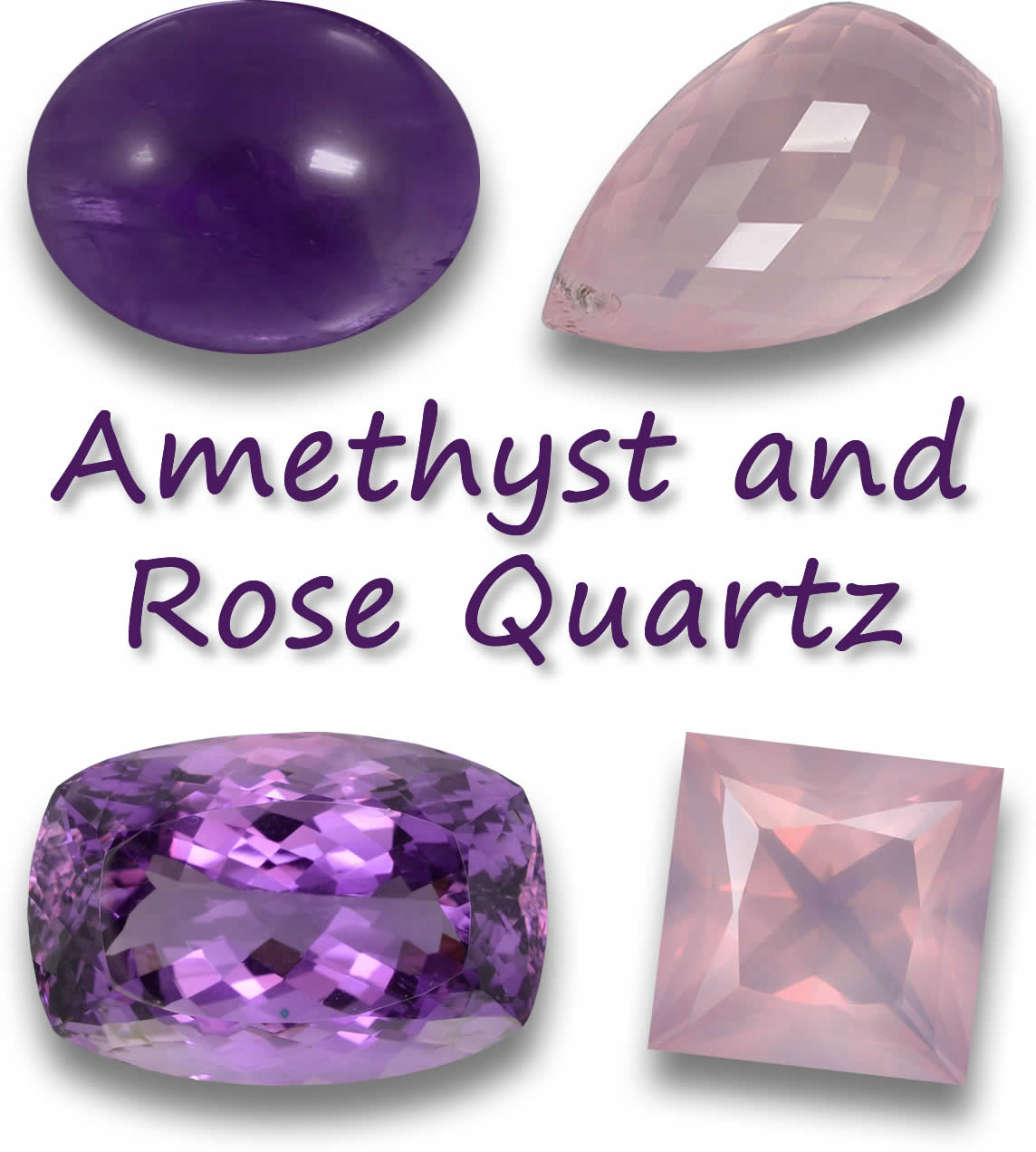 Amethyst and Rose Quartz