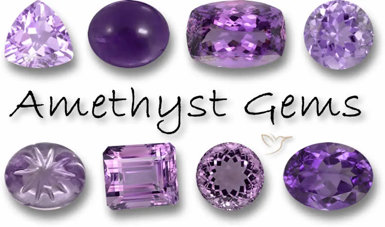 Natural Amethyst Gemstones