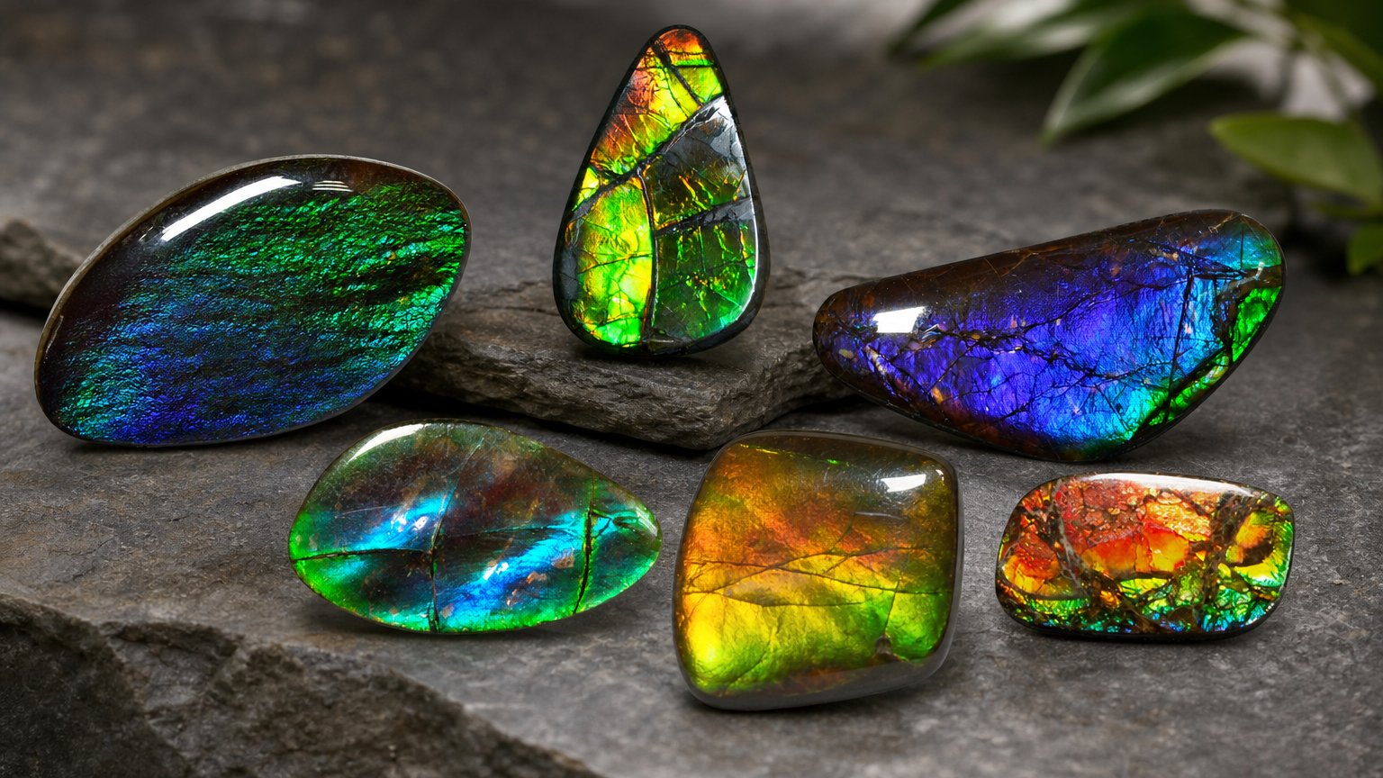 Natural Ammolite gemstones - buying guide