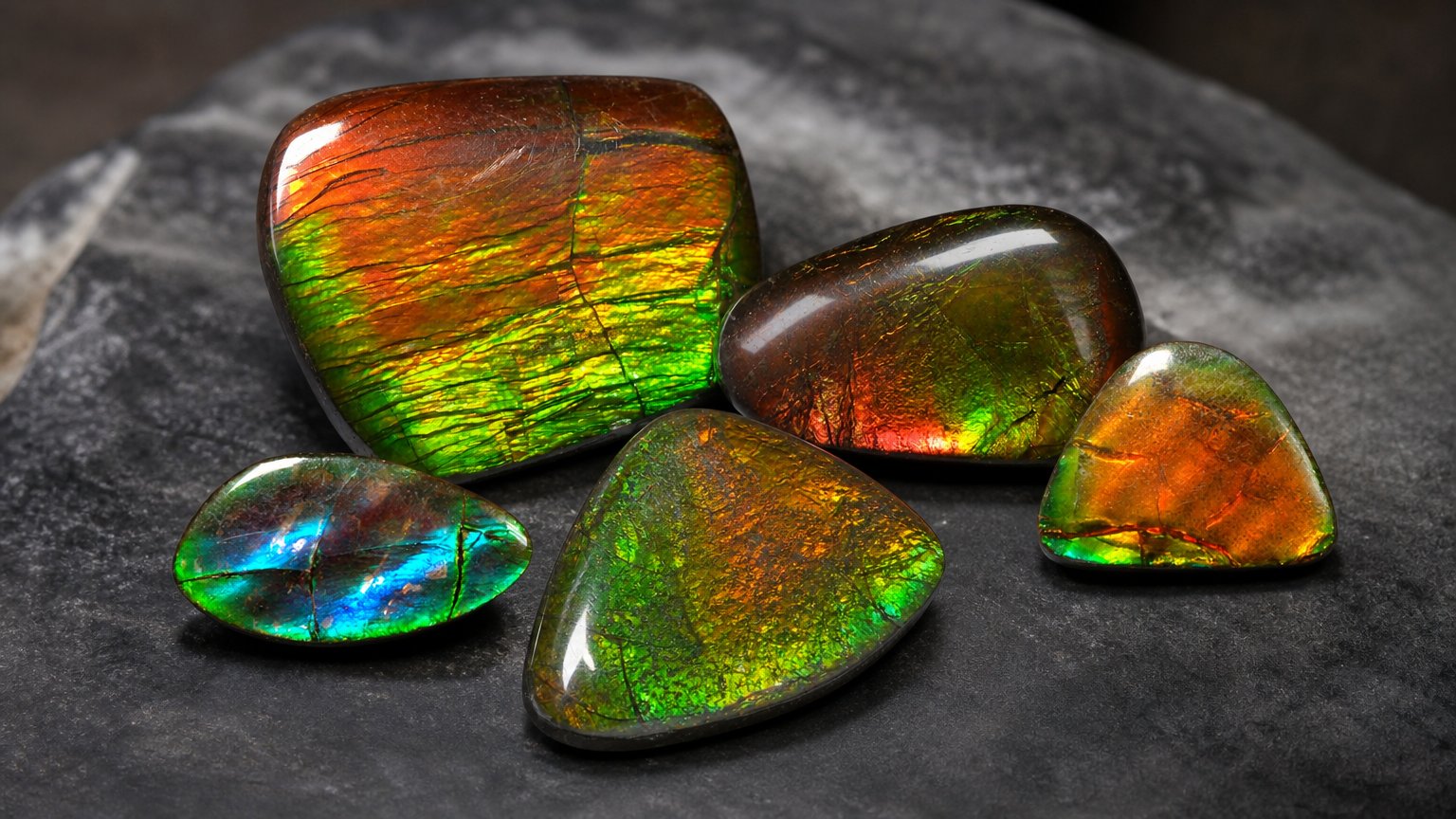 Natural Ammolite gemstones - buying guide