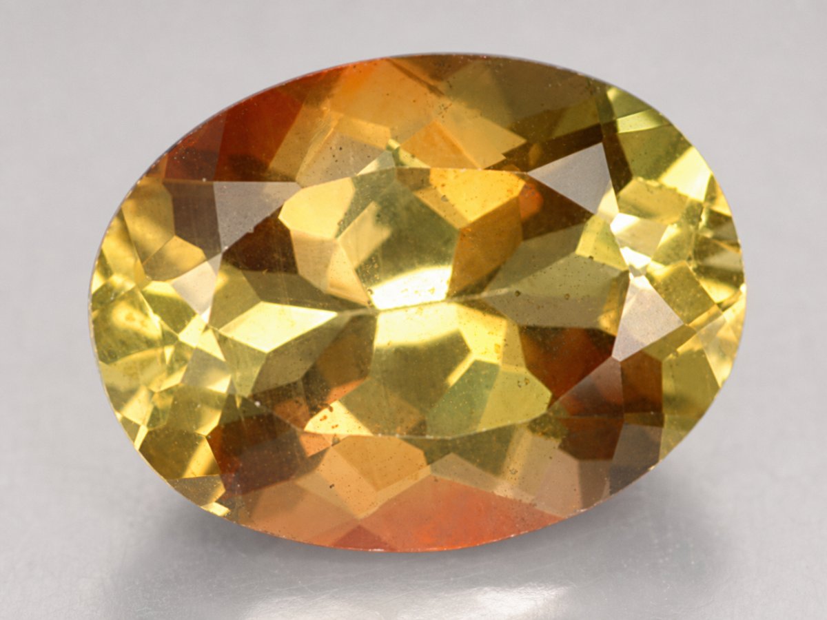 Close-up view of natural Andalusite gemstones
