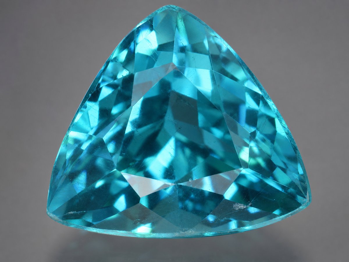 Close-up view of natural Apatite gemstones