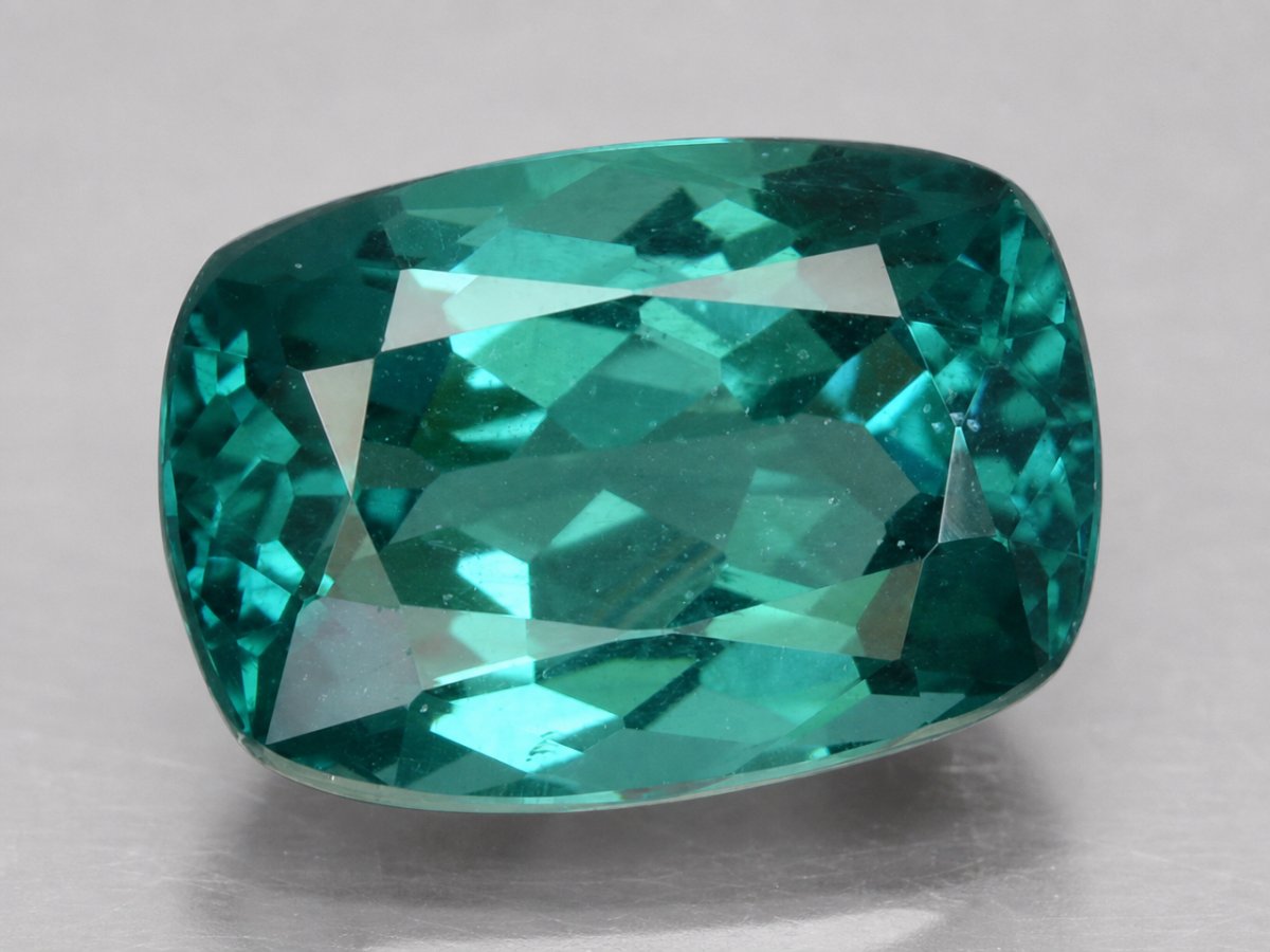Close-up view of natural Apatite gemstones