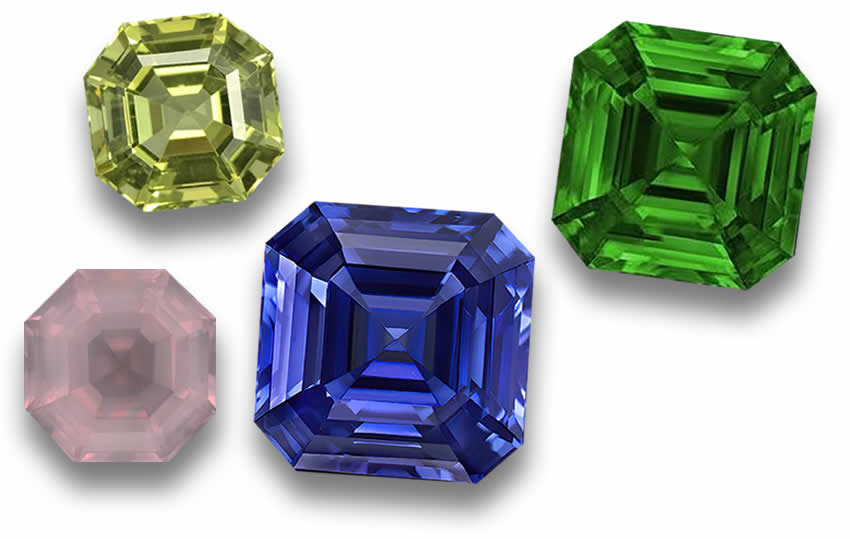 Buy Asscher Cut Gemstones