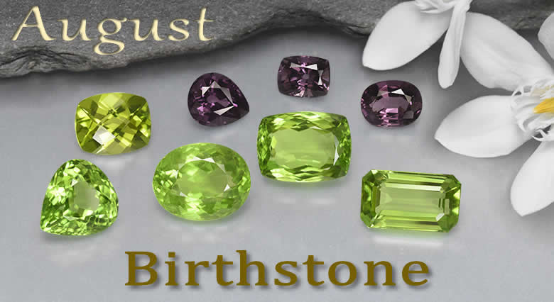 August Birthstones for sale