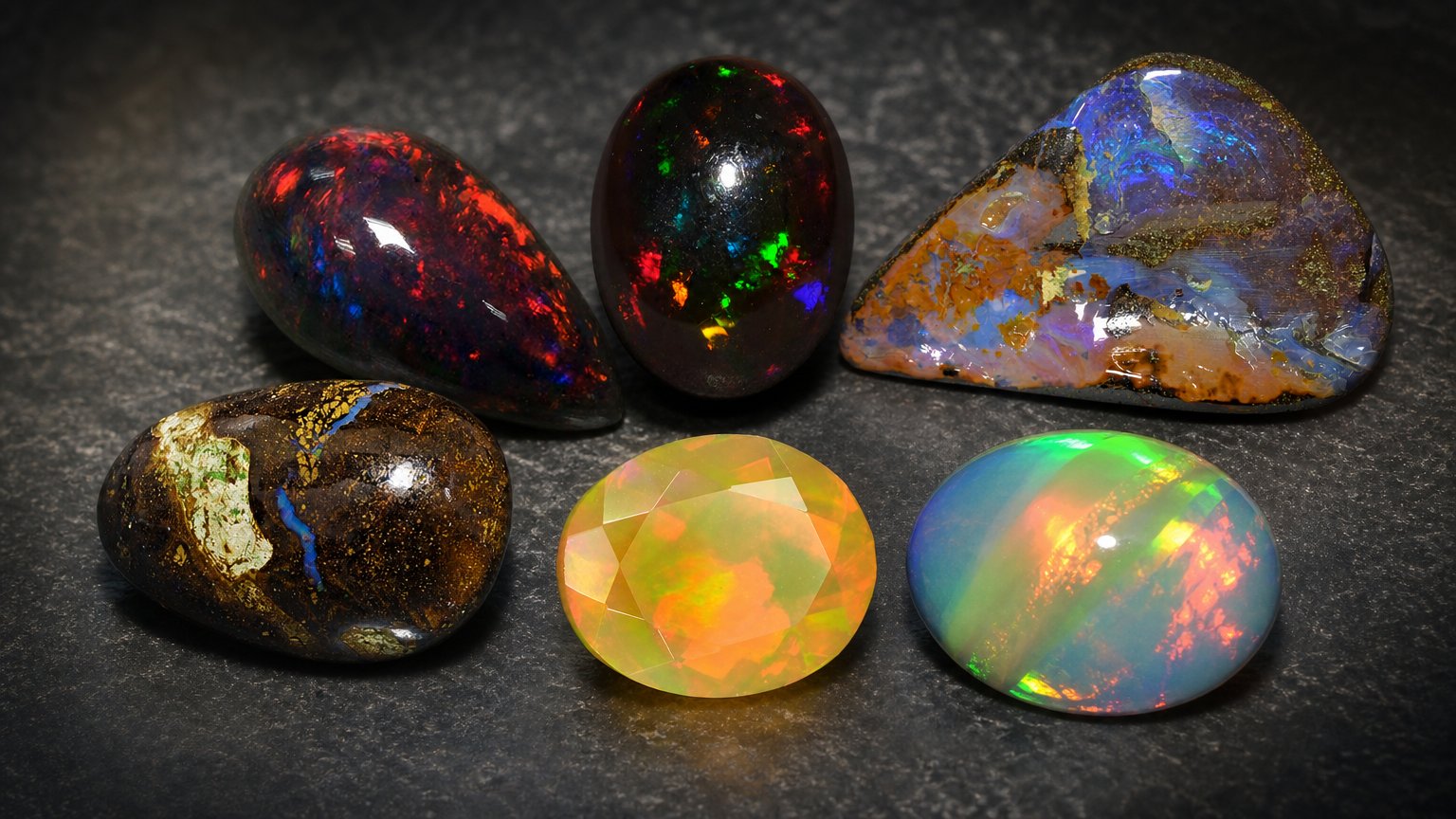 Natural Australian Opal gemstones - buying guide