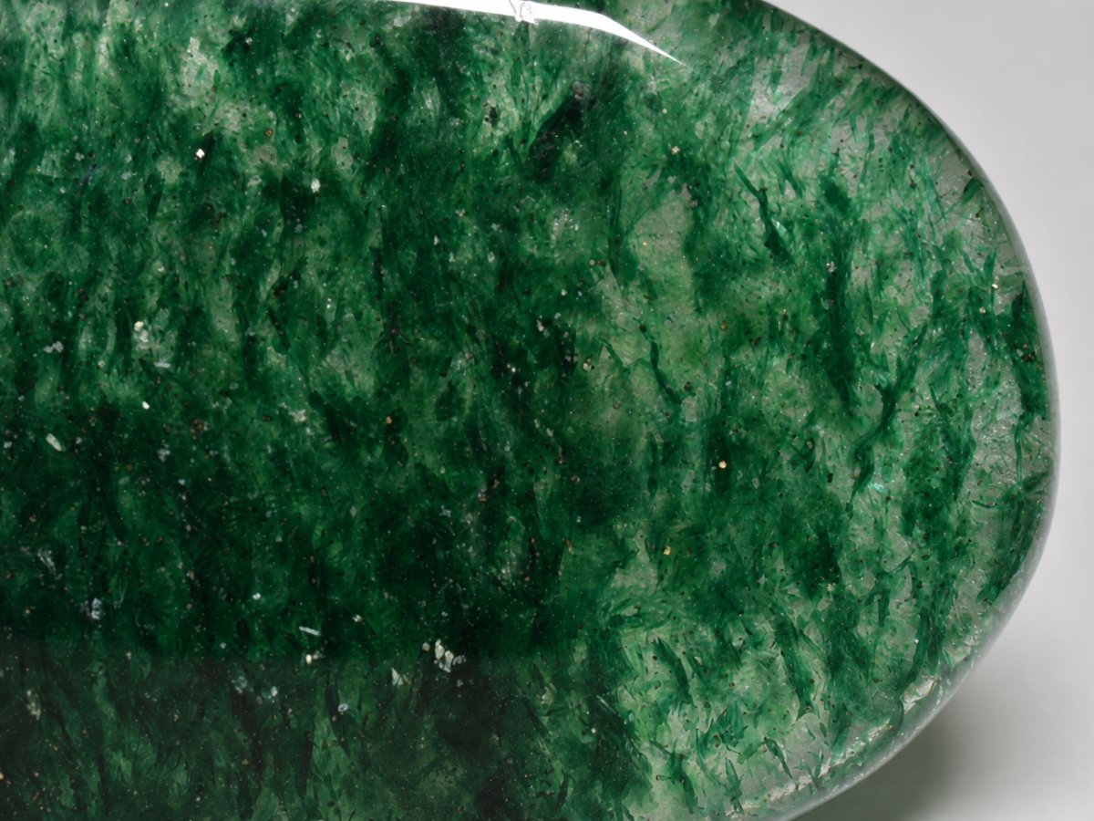 Close-up view of natural Aventurine gemstones