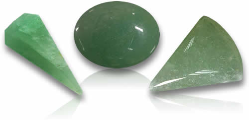 Pierres précieuses d'aventurine