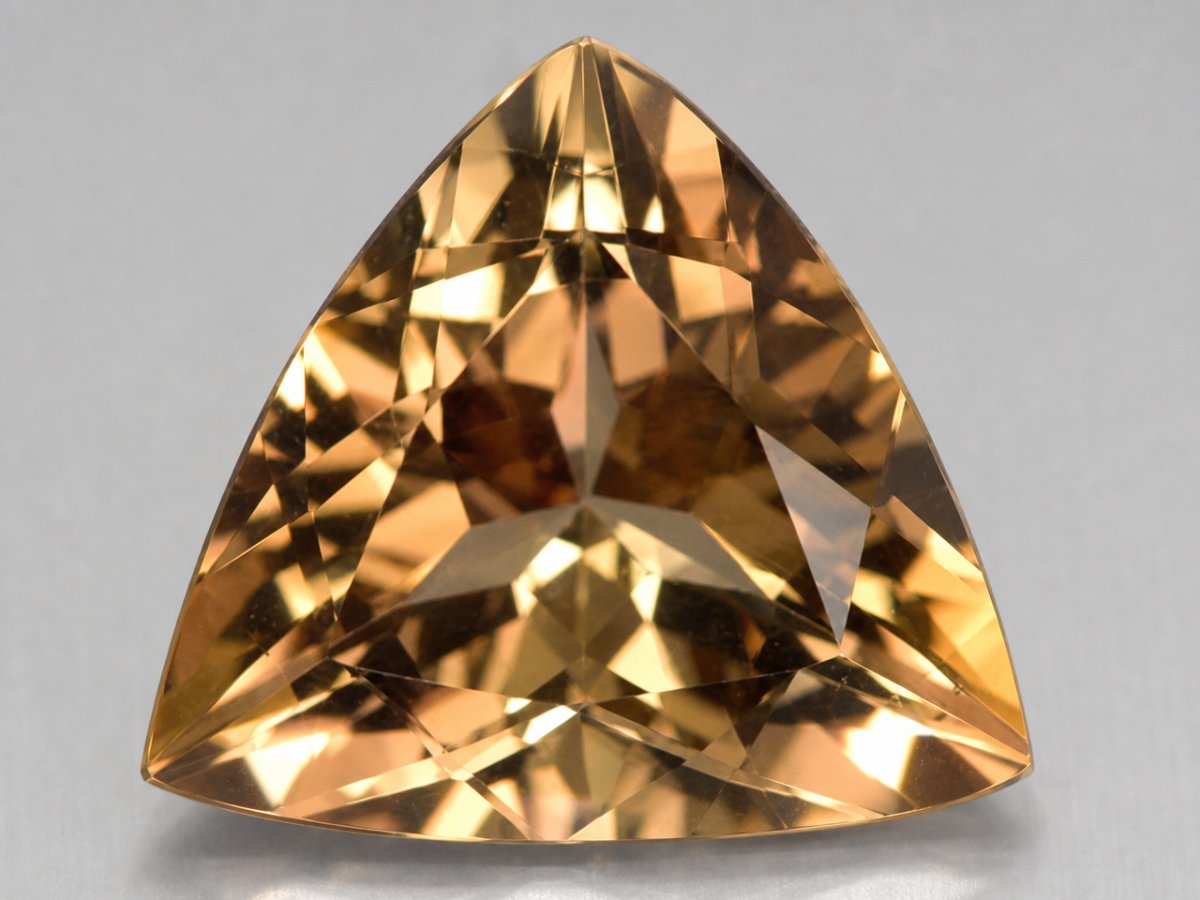 Close-up view of natural Axinite gemstones