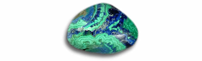 Azure-Malachite Cabochon