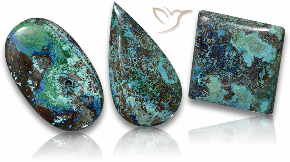 Natural Azurite Gemstones