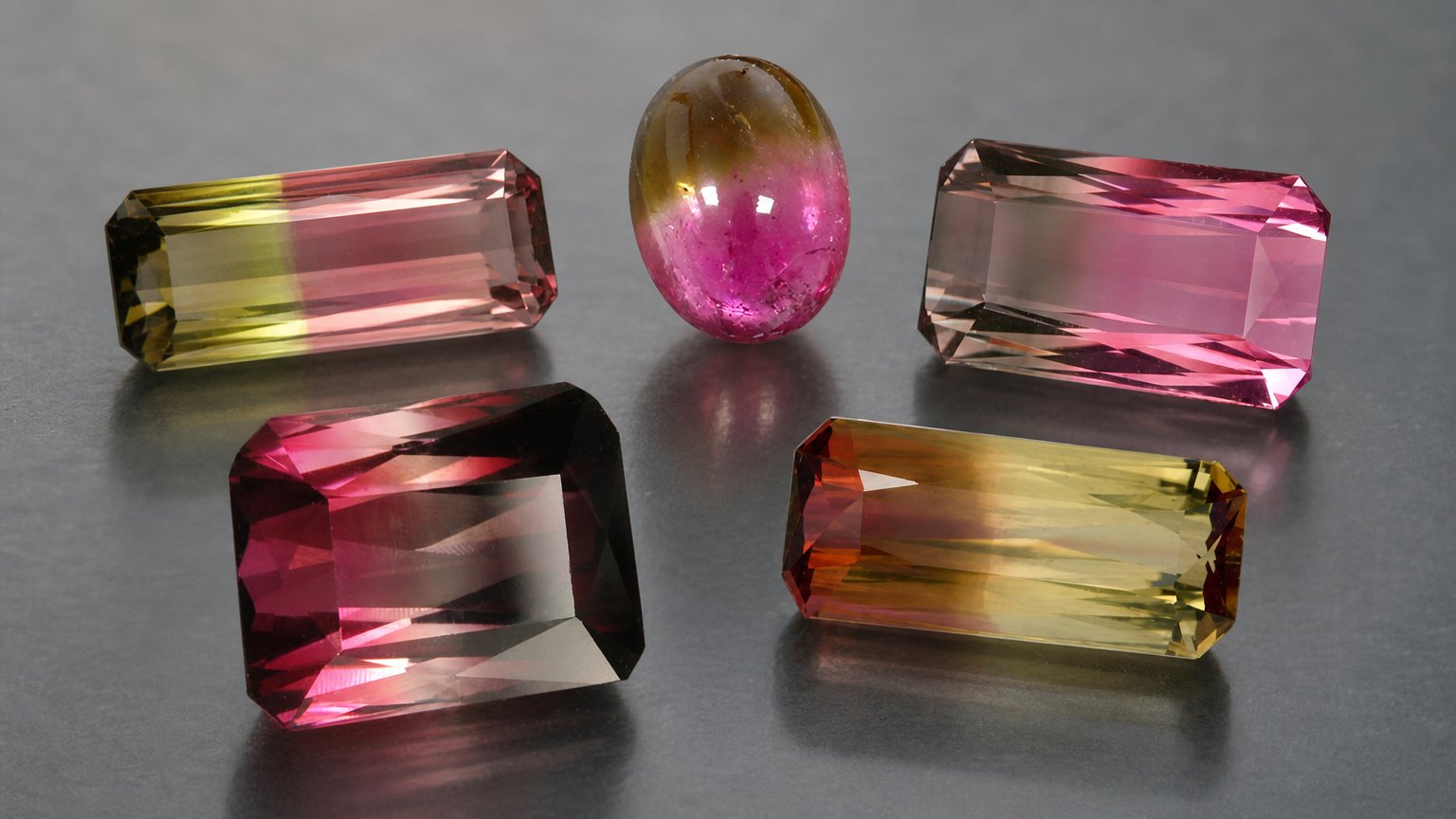 Natural Bi-Color Tourmaline gemstones - buying guide