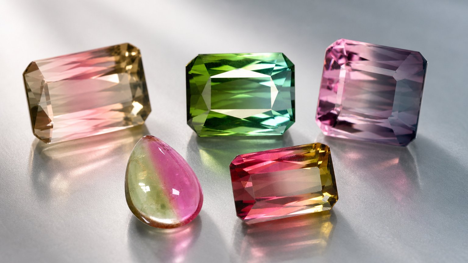 Natural Bi-Color Tourmaline gemstones - buying guide