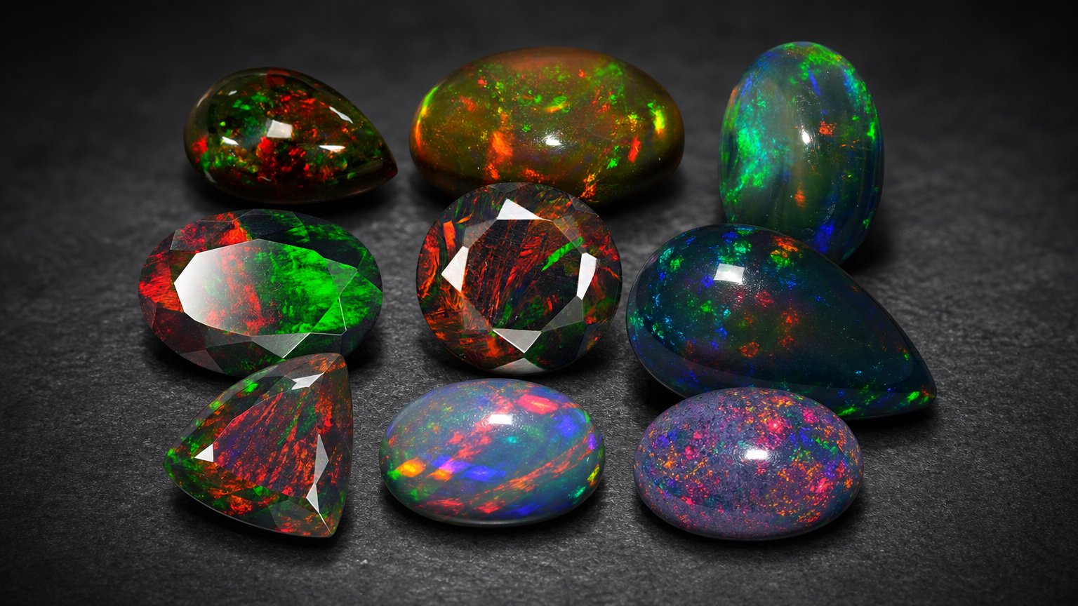 Natural Black Opal gemstones - buying guide