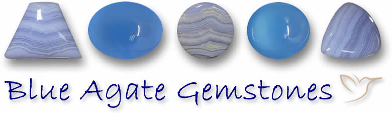 Fancy Blue Agate Gemstones