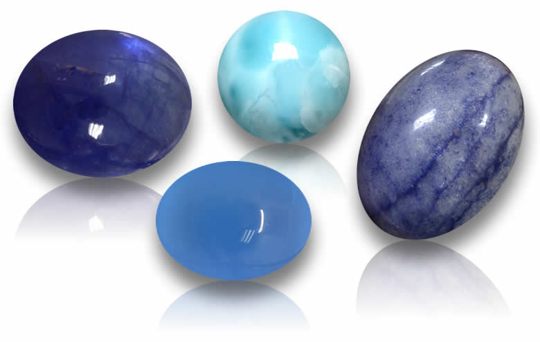 Loose Blue Cabochon Gemstones for Jewelry Making