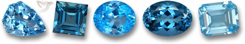 Blue Topaz Gemstones