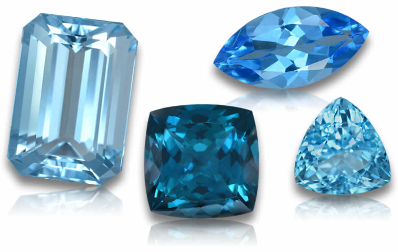 Details about   Lovely Lot Natural Sky Blue Topaz 5x5 mm Square Faceted Cut Loose Gemstone 