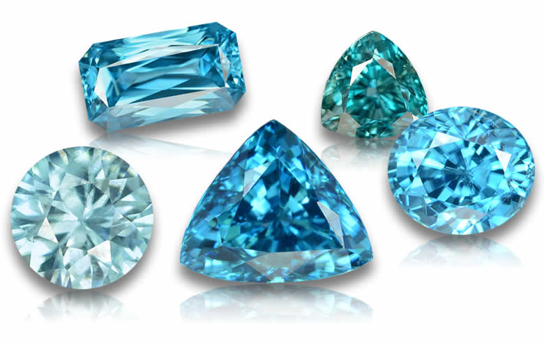 Zircon azul en - Gran selección en línea Seleccionar gema