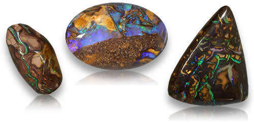 Gemme di opale masso