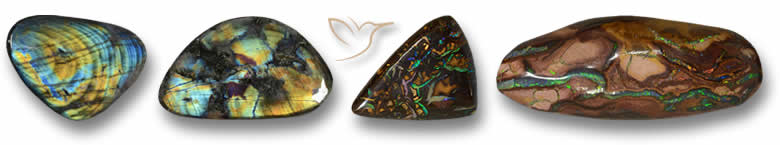 Boulder-Opal and Spectrolite