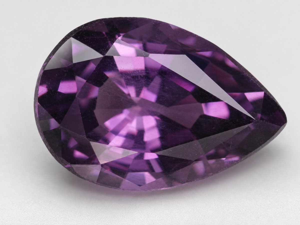 Close-up view of natural Burma Spinel gemstones