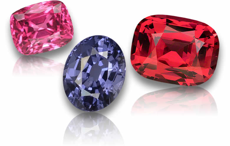 Loose Burma Spinel Gemstones from Myanmar