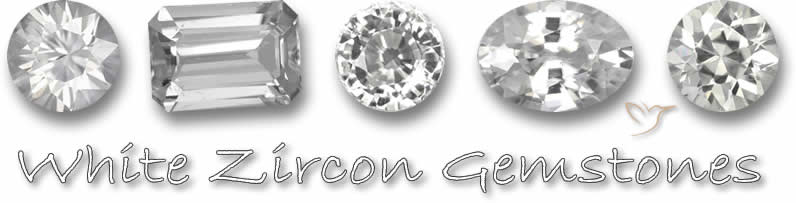 Buy White Zircon Gemstones