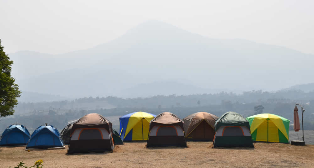 Camping in Pong Nam Ron