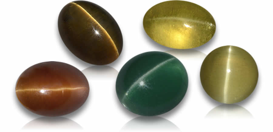 Cat's Eye Apatite Gemstones - Large Image