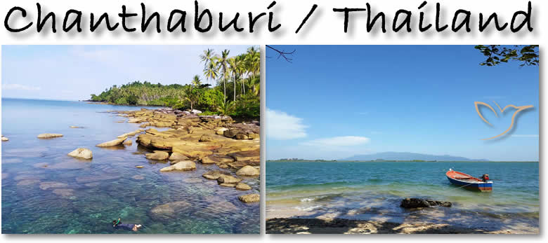 The sea on the Chanthaburi Coast