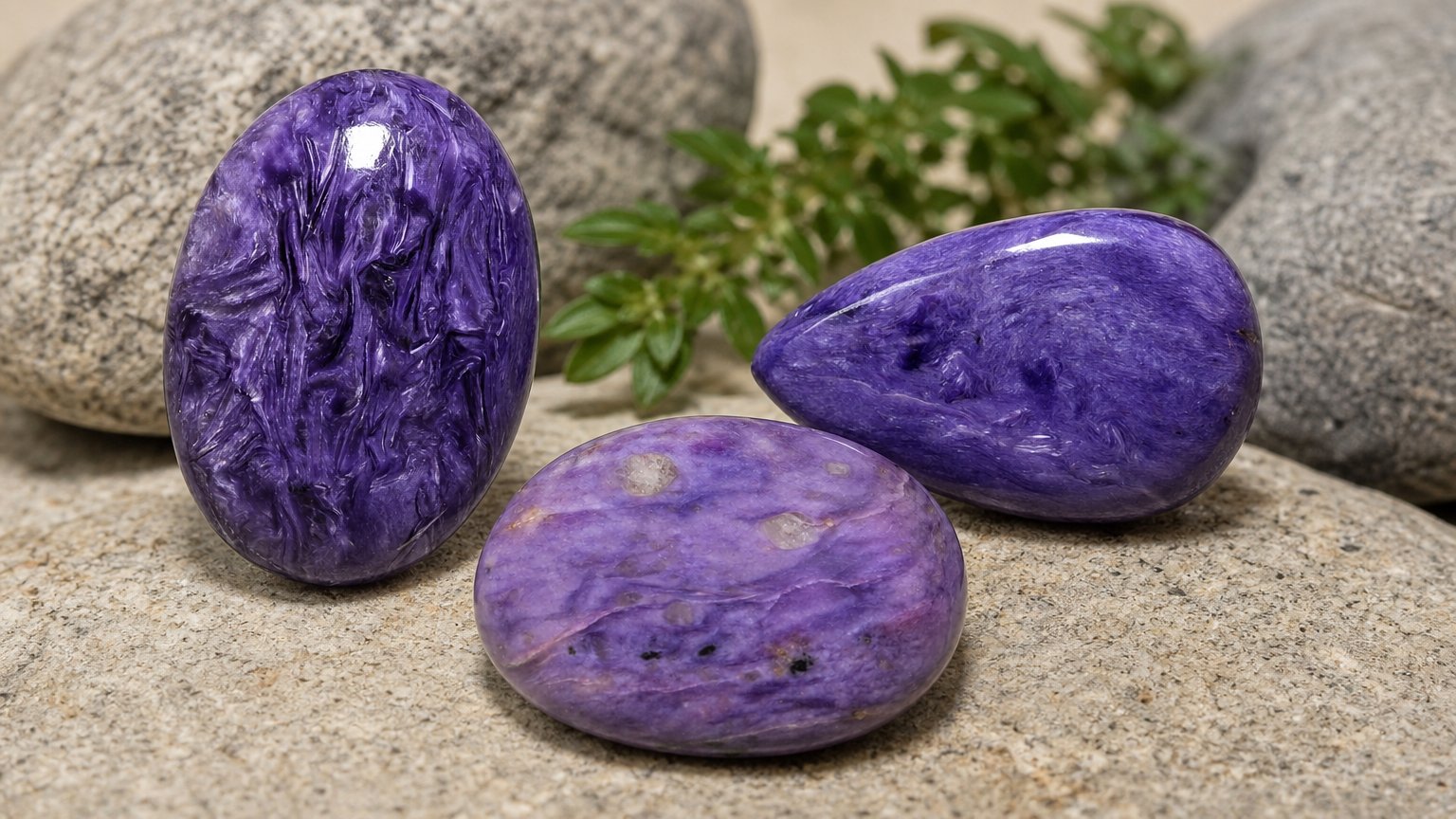 Natural Charoite gemstones - buying guide