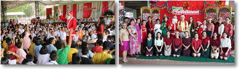 Santa at a Chanthaburi School
