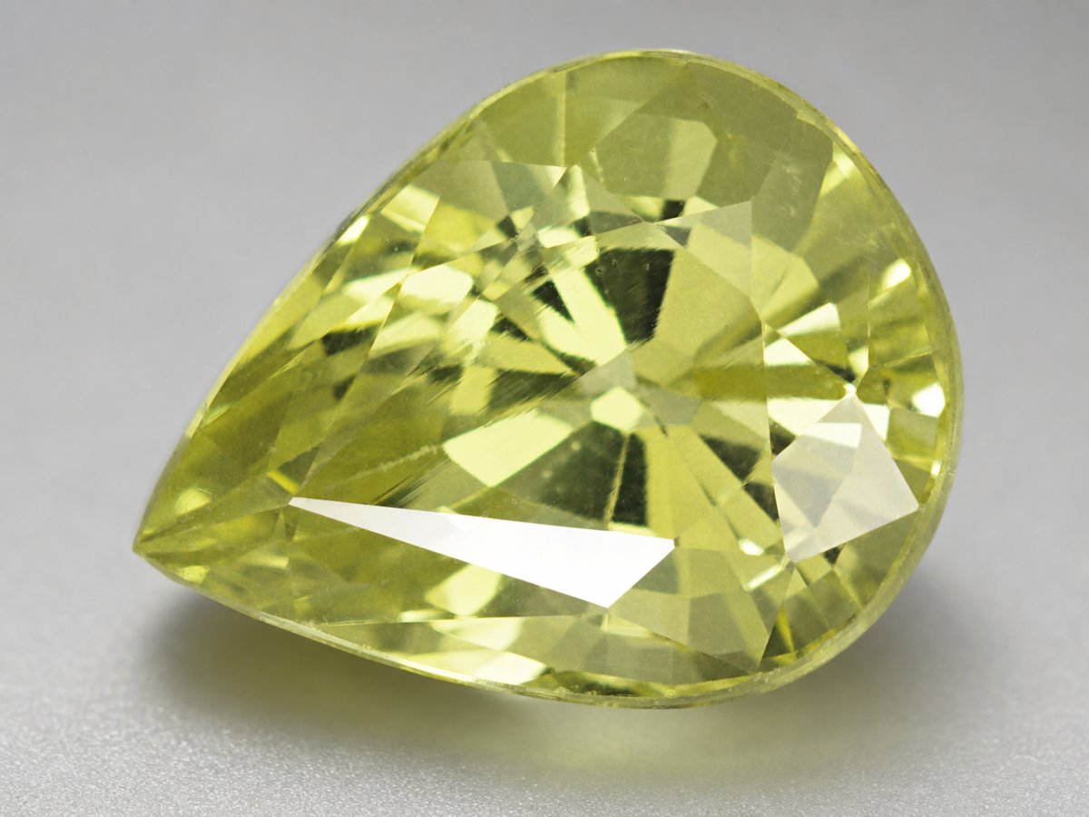 Close-up view of natural Chrysoberyl gemstones