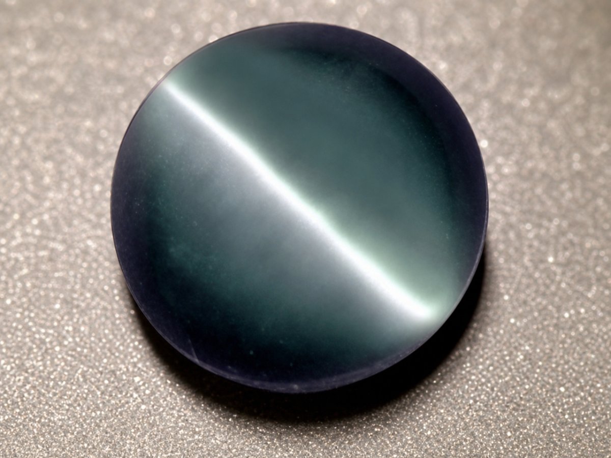 Close-up view of natural Chrysoberyl Cat's Eye gemstones
