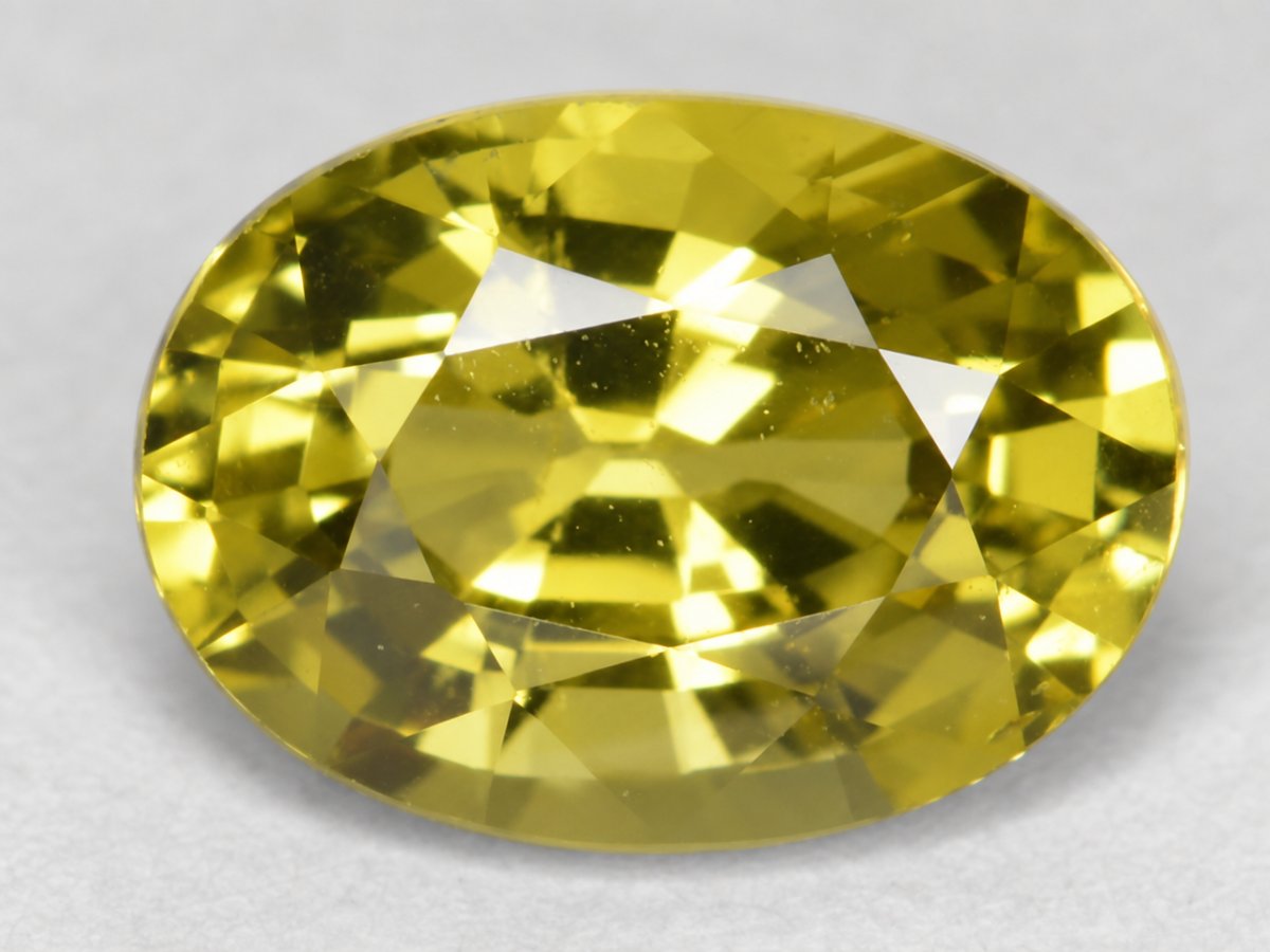 Close-up view of natural Chrysoberyl gemstones
