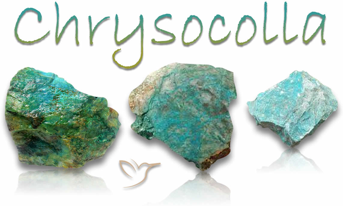 Rough Chrysocolla Gemstones