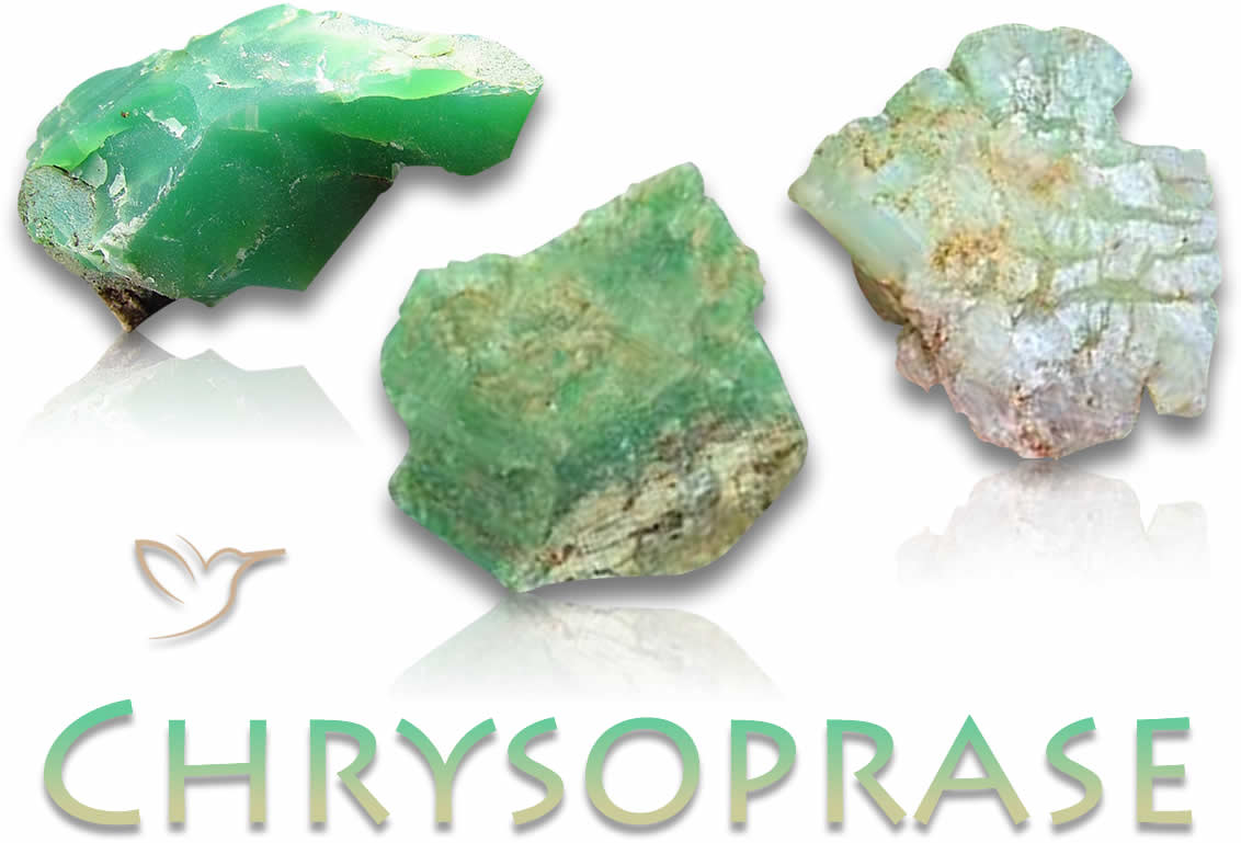 Rough Chrysoprase Gemstones