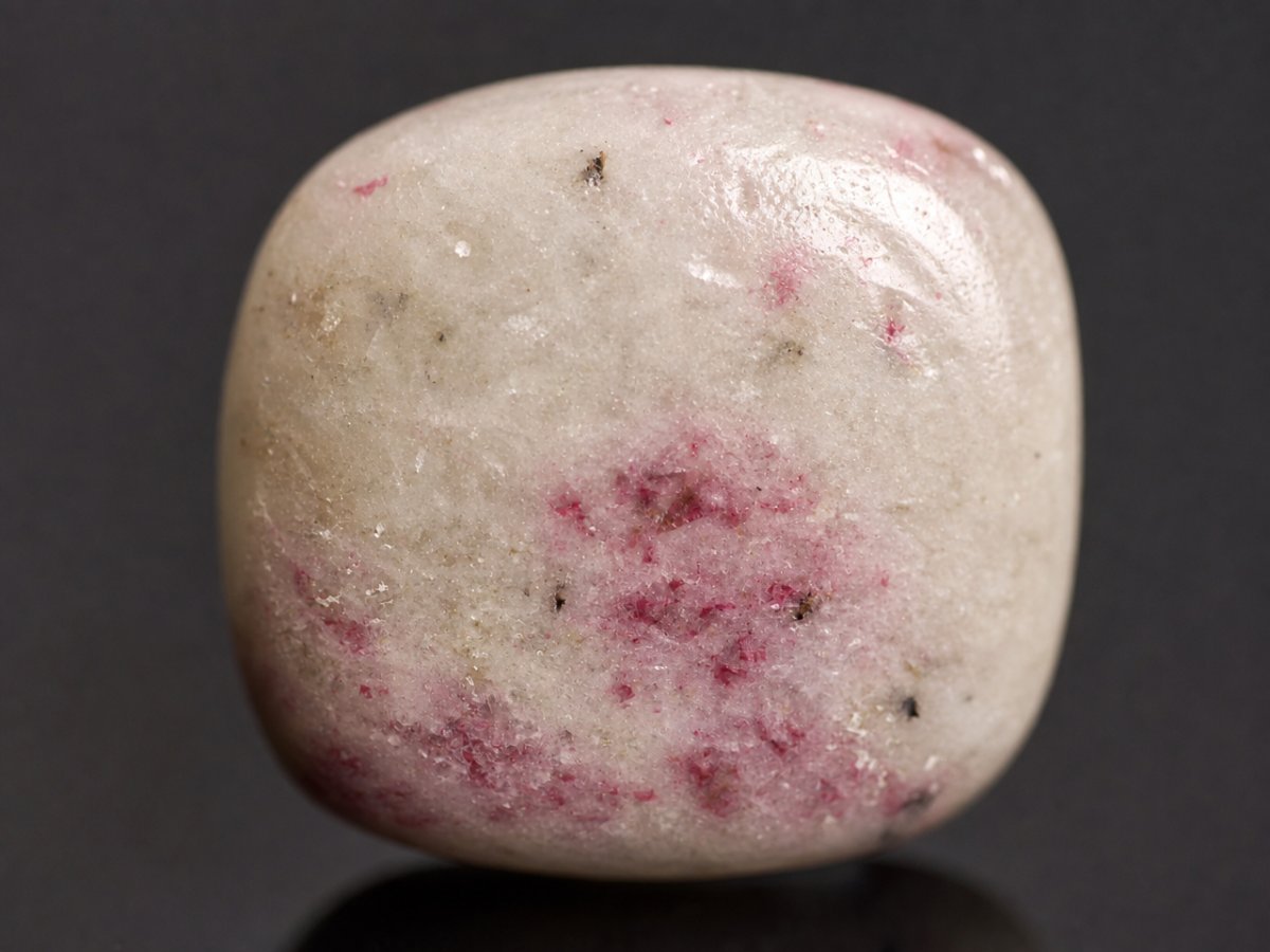 Close-up view of natural Cinnabar gemstones