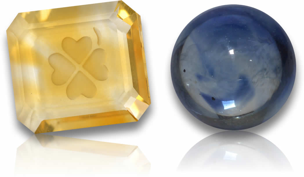 Cloudy zoning in Gemstones