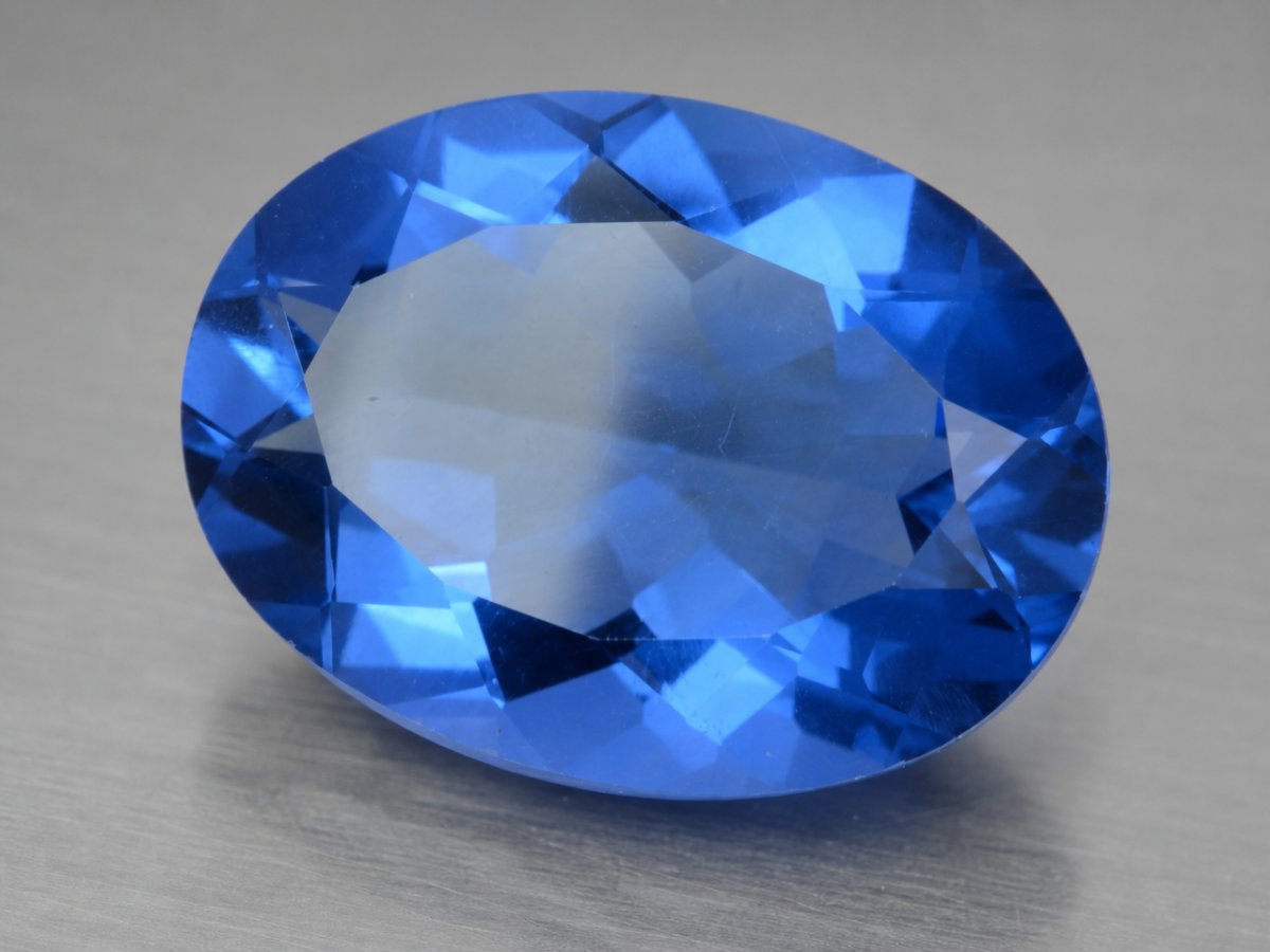 Close-up view of natural Color-Change Fluorite gemstones