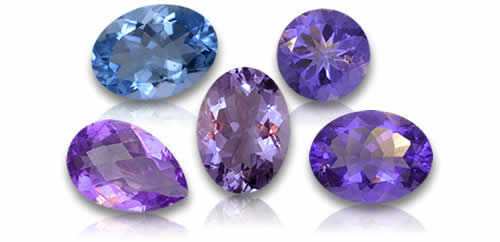 Color-Change Fluorite Gemstones