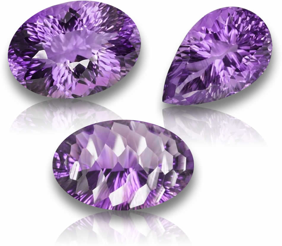 Concave-Cut Amethyst