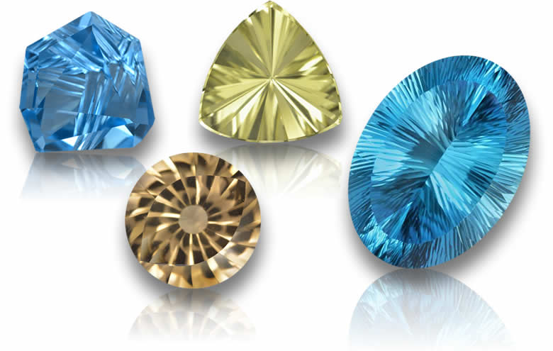 Loose Concave Cut Gemstones for Jewelry
