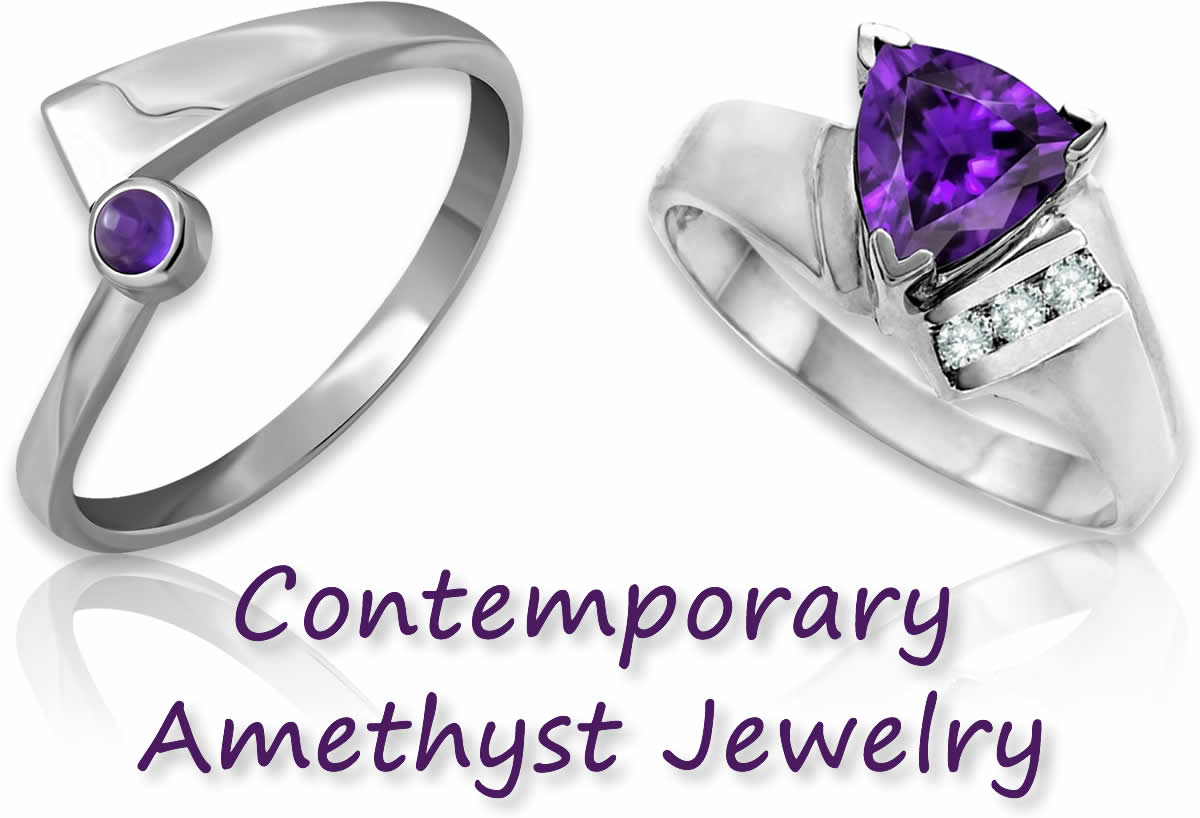 Contemporary Amethyst Jewelry